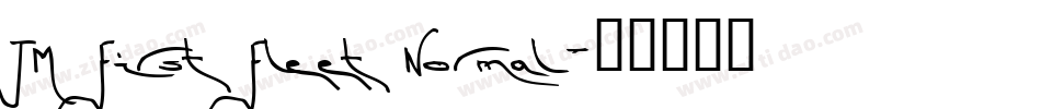 TM First Fleet Normal字体转换